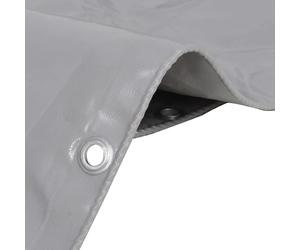 VIDAXL -Gerät 650 g m² 3x6 m grau