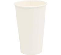 vidaXL Gobelets en carton 1000 pcs. 16oz 400ml blanc