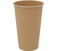 vidaXL Gobelets en carton 1000 pcs. 16oz 400ml brun