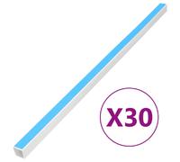 vidaXL Goulotte auto-adhésive - 20x10 mm 30 m
