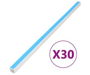 vidaXL Goulotte de câble auto-adhésive 30x20 mm