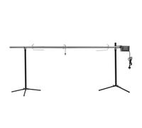vidaXL Gril de barbecue automatique avec moteur Inox 207x45x81 cm