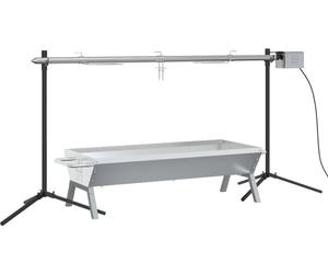 vidaXL Gril rotisserie Automatique Acier inoxydable
