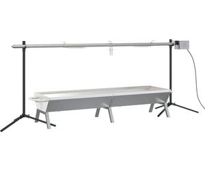 vidaXL Gril rotisserie Automatique Acier inoxydable