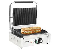 vidaXL Gril à panini rainuré 2200 W 43x30,5x20 cm
