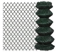 vidaXL Grillage à mailles losangées 0,8 x 25 m Vert