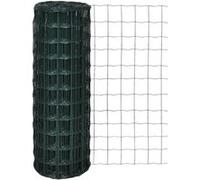 vidaXL Grillage 25x1,2 m avec Mailles Clôture Portail Barrière Bordure Jardin 140592 Vert G