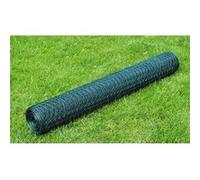 VidaXL Grillage à poule avec revêtement PVC - Vert 25x0,5 m