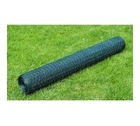 vidaXL Grillage à poule avec revêtement en PVC 25 x 0,75 m Vert