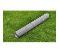 vidaXL Grillage Acier Galvanisé 25x0,5 m Épaisseur 0,5 mm Clôture de Jardin