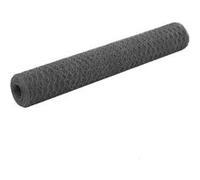 Grillage Acier avec revêtement en PVC 25 x 1 m Hexagonal Gris
