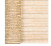 vidaXL Grillage de clôture Beige 2x25 m HDPE 150 g/m²
