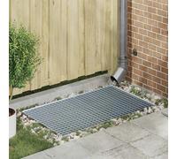 vidaXL Grille Argent 30 x 30 x 2 cm Acier galvanisé à chaud