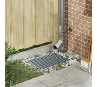 vidaXL Grille Argent 50 x 35 x 2 cm Acier galvanisé à chaud