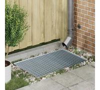vidaXL Grille Argent 80 x 50 x 2 cm Acier galvanisé à chaud