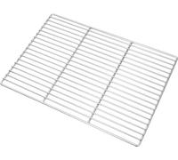 vidaXL Grille de barbecue argent 50 x 35 cm acier inoxydable