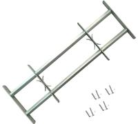 vidaXL Grille de fenêtre Réglable pour fenêtres 2 pcs. 700-1050 mm