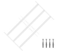 vidaXL Grille de sécurité pour fenêtres avec 3 barres transversales