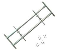 vidaXL Grille de défense réglable à 2 traverses pour fenêtre 700–1050 mm