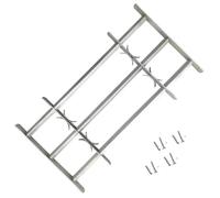 Grille réglable de sécurité de fenêtres et 3 barres 700-1050 mm
