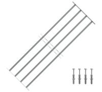 vidaXL Grilles de fenêtres 1000-1500 mm Acier galvanisé