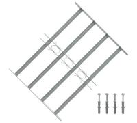 vidaXL Grille de Défense à 4 Traverses pour Fenêtre de 500-650 m Sécurité