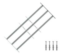 vidaXL Grilles de fenêtres 700-1050 mm Acier galvanisé