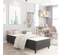 VIDAXL Gris Tissu 90x200 cm