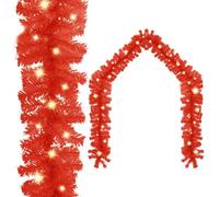 VIDAXL Guirlande de No?l avec lumi¿¿res LED 10 m Rouge
