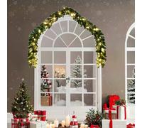vidaXL Guirlande de Noël 2 pcs Vert 40 m PVC