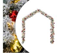vidaXL Guirlande de Noël 4019672 – 5 m, boules et lumières LED, PVC, vert