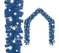 vidaXL Guirlande de Noël avec LED 20 m Bleu