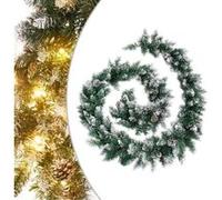 vidaXL Guirlande de Noël avec lumières LED Vert 5,2 m PVC