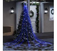 vidaXL Guirlande de Sapin LED 320 Bleu