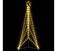 vidaXL Guirlande de sapin de Noël 363 LED blanc chaud 182 cm