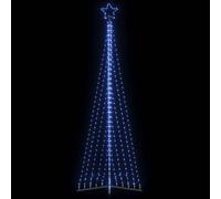 vidaXL Guirlande de sapin de Noël 495 LED bleu 300,5 cm