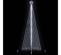 vidaXL Guirlande de sapin de Noël 789 LED blanc froid 476 cm