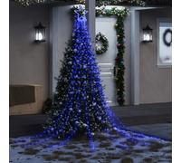 vidaXL Guirlande de Sapin LED 320 Bleu