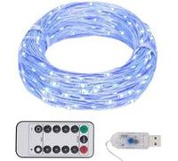 Guirlande LED avec 300 LED Bleu 30 m