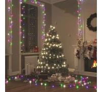 vidaXL Guirlande LED avec 300 LED Multicolore pastel 30 m PVC