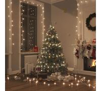 vidaXL Guirlande LED blanc chaud 40 m