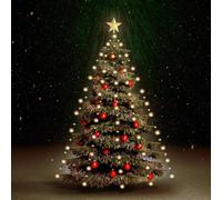 vidaXL Guirlande LED sapin Noël 180cm