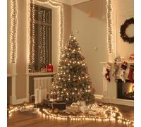 VidaXL Guirlande lumineuse 3000 LED 23 m - Blanc chaud