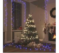 Vidaxl Guirlande Lumineuse 400 Led Bleu 40 M 8 Effets Lumineux