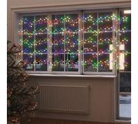 vidaXL Guirlande Lumineuse à Etoiles LED Décoration de Noël Ornement de Noël Mariage Salon Maison Intérieur 500 LED Coloré 8 Fonctions Multicolore G