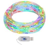 vidaXL Guirlande micro LED 400 unités - 40 m - Coloré