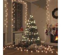 vidaXL Guirlande LED - Blanc chaud - 15 m