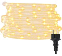 vidaXL Guirlande lumineuse avec câbles et ampoules à lumière blanche chaude, 100 mètres, PVC