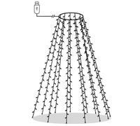 vidaXL Guirlande lumineuse d'arbre de Noël 150 LED colorées 150 cm