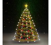 vidaXL Guirlande lumineuse d'arbre de Noël 180 LED Blanc froid 180 cm